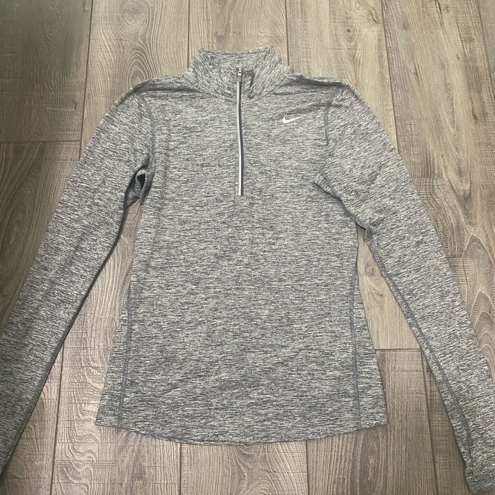Nike Heather Gray Dri-FIT Jacket